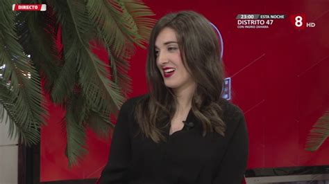 Aitana Robledo en el programa La 8 Magazine Valladolid