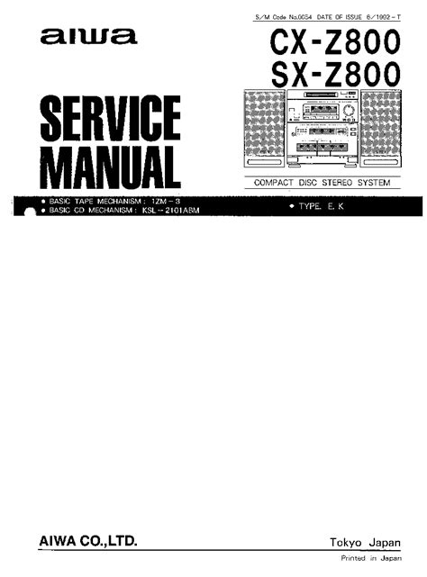 Aiwa cx sx z800 stereoanlage reparaturanleitung. - Kawasaki klt110 klt160 atv service repair manual 1984 1985.