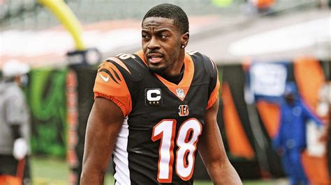 Aj green 3. Mar 16 2020 Signed a 1 year $18.171 million franchise tag by Cincinnati (CIN) Nov 10 2017 Fined $12,154 Unsportsmanlike Conduct against Jacksonville (JAC) Nov 9 2017 Fined $42,000 Fighting against Jalen Ramsey (JAC) Dec 18 2015 Fined $11,576 Punting the ball into the stands. Oct 16 2015 Fined $5,787 Throwing the ball into the stands. 