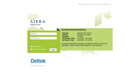 Apr 21, 2018 · Deltek Ajera New User Guidehttps://www.aevelocity.com/store/tSeCyuZ4Overview of timesheet entry. Items to note:All project time must be posted to projects. N... 