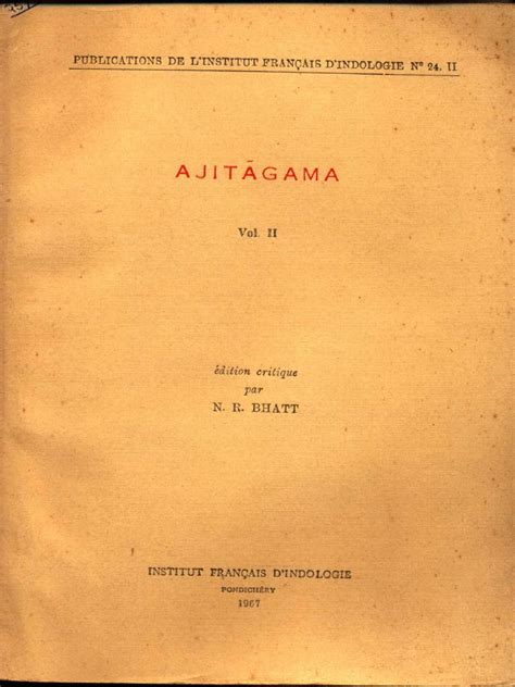 Ajitagama II N R Bhatt