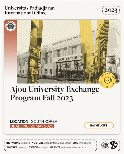 Ajou Univ exchange application info 2011 Spring