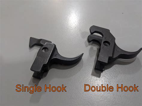 Ak double hook trigger. 62x39mm.  Earlier AKs had double hook triggers...