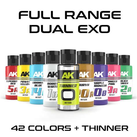 Ak interactive dual exo.  Ideal para aerógrafo.  Considering the range of colored D...