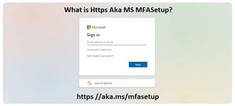 Aka mfa setup. Set up your security info for Microsoft account with My Sign-Ins. Learn how to use multifactor authentication and verification methods. 