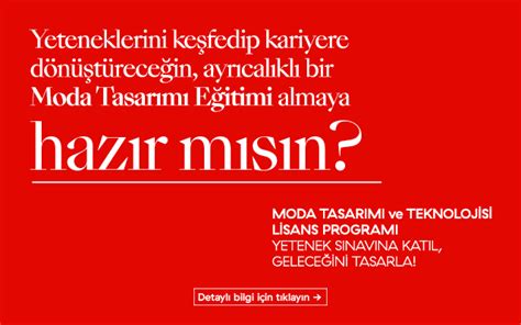 Akademik Programlar İstanbul Moda Akademisi.