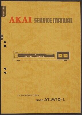Akai am a402 manuale di servizio originale dell'amplificatore. - In het licht van het lezen.