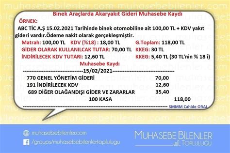 Akaryakıt istasyonu muhasebe kayıtları