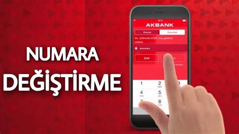 Akbank şifre telefonu güncelleme