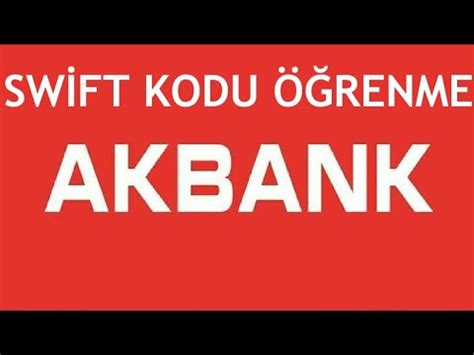 Akbank swift kodu