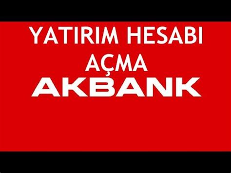 Akbank yatırım hesabı komisyon