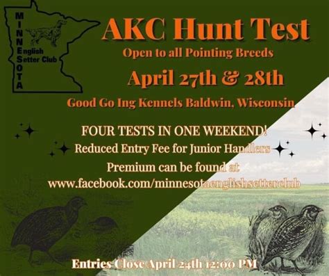 Akc Hunt Test Schedule 2022