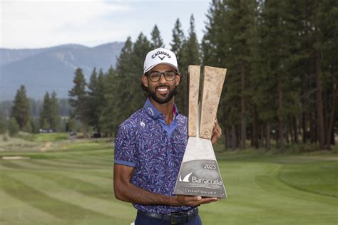 Akshay Bhatia, 21, wins his first PGA Tour title at the Barracuda Championship