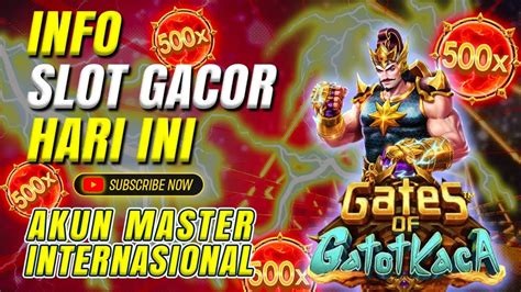Akun Master Internasional Situs berhadiah online Gacor gold Judi Online Slot