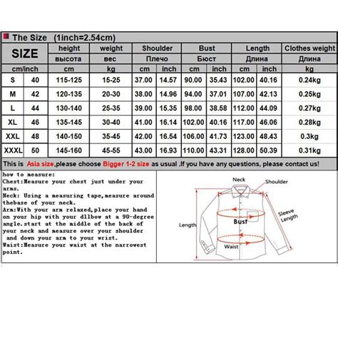 Al Aseel Thobe Size Chart A Visual Reference of Charts Chart Master