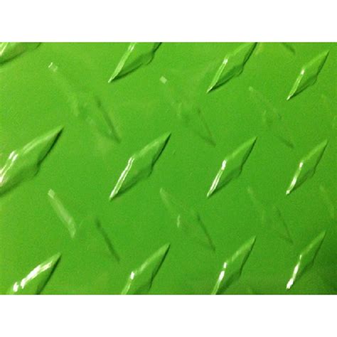 Al Diamondplate Green.045" X 1