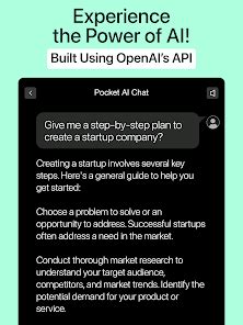 Al chat application.  Al Chat - Chatbot by PocketAI was unpublished from the Apple...