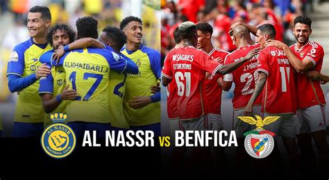 Al nassr vs benfica. Jul 21, 2023 ... Benfica were 4-1 winners against Al Nassr on Thursday night, with the Saudi Pro League side heavily defeated by a European side yet again. 
