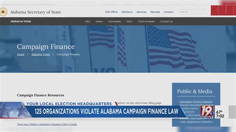 Alabama Campaign Finance Bill