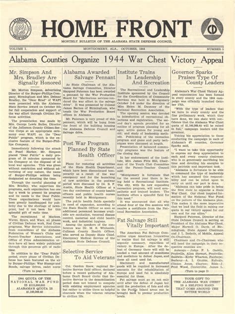 Alabama Civil Defense Nov 1944