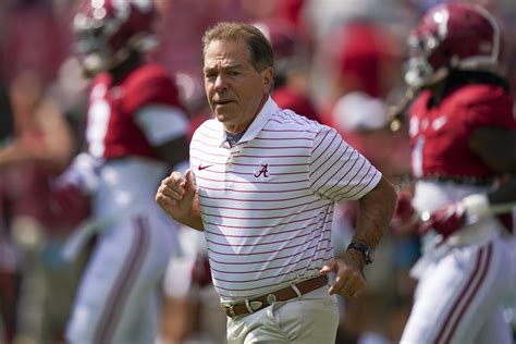 Alabama Coach Nick Saban Goes on Epic Rant When Asked …