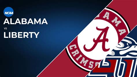 Alabama Crimson Tide and the Liberty Flames meet in Birmingham, Alabama