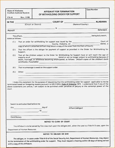 Alabama Divorce Forms .gov Universal Network