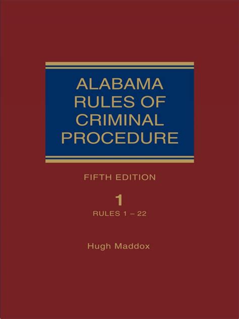 Alabama Rules of Criminal Procedures Search Warrants