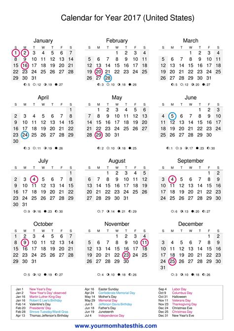 Alabama State Holiday Calendar