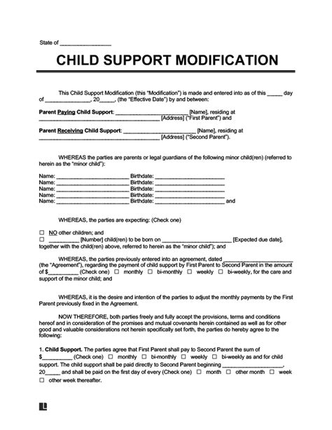 Alabama child support modification forms.  How do I ask the court for a new support orde...