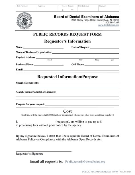 Alabama public records request.  READ THESE INSTRUCTIONS CAREFULLY BEFORE Na...