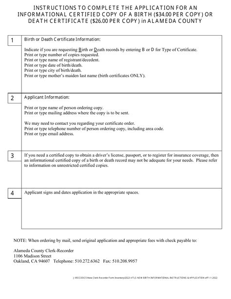 Alameda county birth certificate online.  Effective Death-Informational ...
