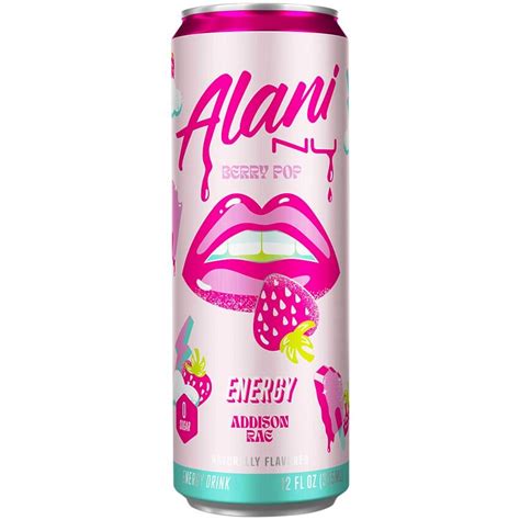 Alani berry pop. This ultimate summertime drink comes in 13 unbeatable flavours including the Addison Rae collaboration flavour Berry Pop, the best-selling Cosmic Star Dust and ... 