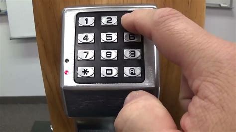 Alarm Lock Trilogy T2 DL2700 programming instructions YouTube