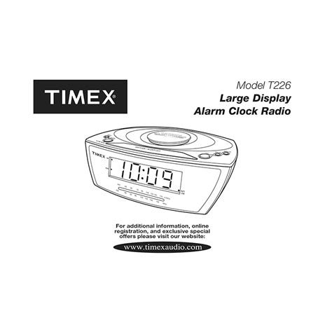 Alarm manual timex t311t clock radio. - Memoires de messire philippes de mornay.