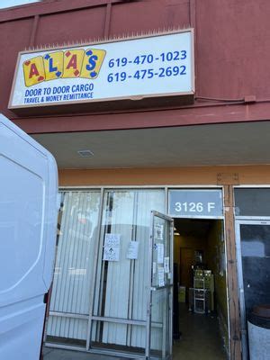 Freight Forwarding. (858) 268-8224. 2195 Britannia Blvd. San Diego, CA 92154. OPEN NOW. Find 2 listings related to Alas Cargo in San Diego on YP.com. See reviews, photos, directions, phone numbers and more for Alas Cargo locations in San Diego, CA.. 
