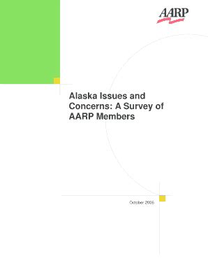 Alaska Issues and Concerns A Survey of AARP Members