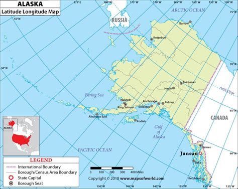 Alaska Latitude Alaska Coordinates Latitude and …