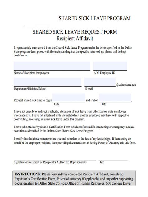 Alaska Shared Leave Request Form - Leave Request Form US …