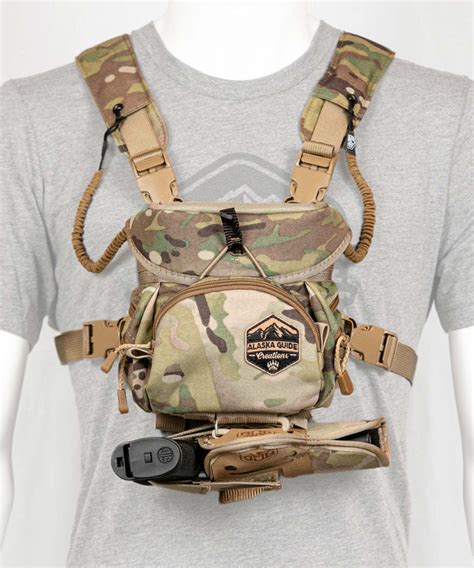 Alaska Guide Creations Hybrid with MAX Pocket | Compact Utility Bag with Mesh Side Pockets | Binocular Harness for Comfort and Quick Access (Coyote Brown) ... Alaska Guide Creations Pistol Holster One Size Fits Most | Open Carry Pistol Holder | Camo Hunting Harness. 4.6 out of 5 stars 117.. 
