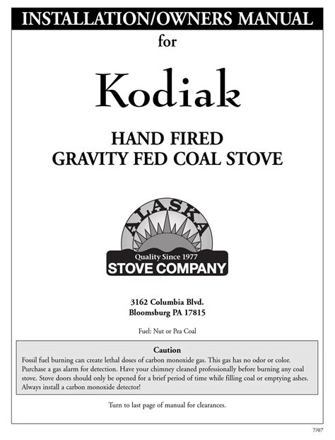 Alaska kodiak coal stove owners manual. - Hyundai crawler excavator robex 145cr 9 service manual.
