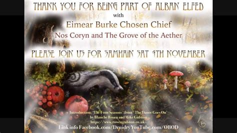 Alban Elfed - Giving of Thanks Church of The Eternal Circle, New ...