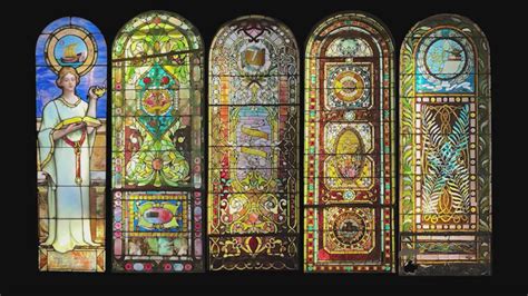 Albany High School stained-glass windows await fate after being unearthed 