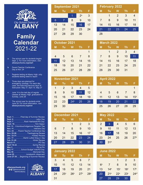 Albany Law Academic Calendar