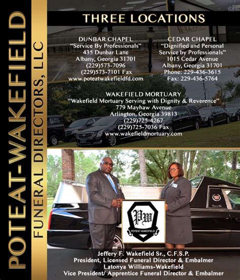 Albany ga obituaries archives.  Read Poteat-Wakefield Funeral Directors, LLC.  Search Obitu...