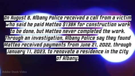 Albany man arrested in grand larceny investigation