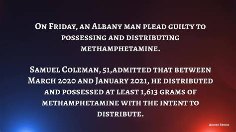 Albany man pleads guilty to methamphetamine offenses