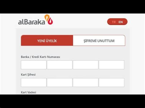 Albaraka türk internet bankacılığı giriş