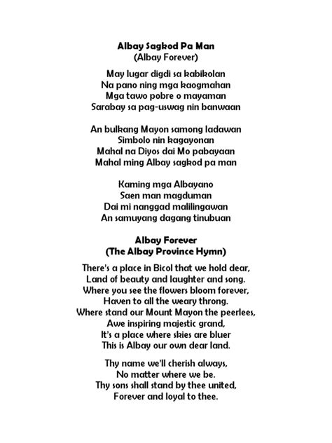 Albay Hymn