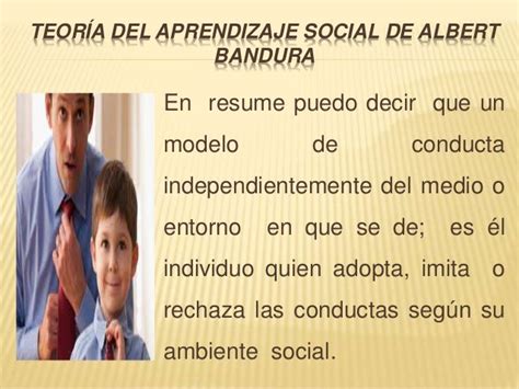 Albert Bandura y su teoría de aprendizaje social. Implicaciones …